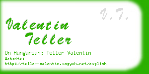 valentin teller business card